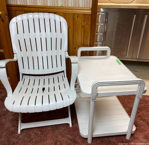 Patio Furniture with Folding Chair and Table (1 of 10)