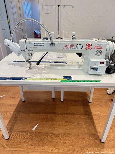 Artistic Quilter SD Longarm / Sit-down Quilting Machine, White (1 of 9)