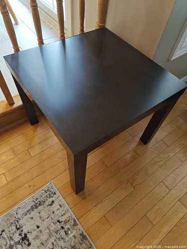 IKEA LACK Black Square Side/Bedside Table (1 of 5)