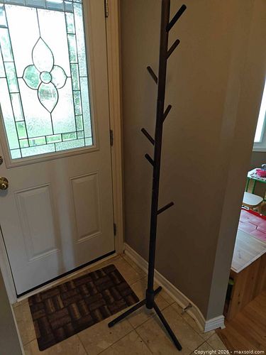 Wooden coat rack (1 of 4)