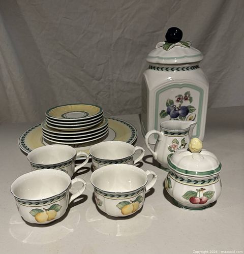 Villeroy & Boch French Garden (Fleurence) Porcelain Set (1 of 9)