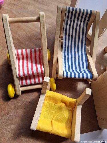 PlanToys Wooden Dollhouse Furniture & Assorted Accessories (1 of 6)