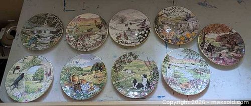 COLLECTOR PLATES FROM ALL CREATURES GREAT AND SMALL (1 of 17)