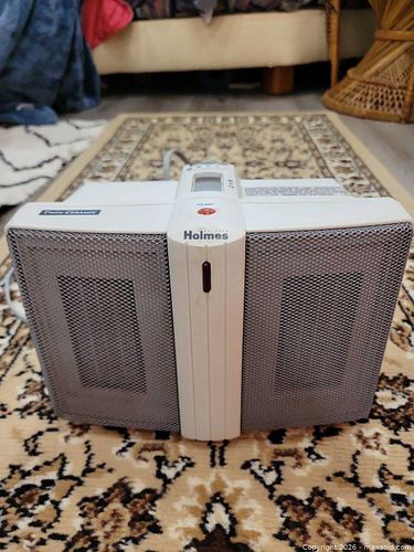 Holmes Compact White Ceramic Space Heater, Corded Electric (1 of 2)