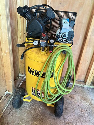 DeWalt 30 Gallon Stationary Vertical Air Compressor 120V (1 of 8)
