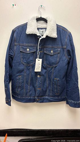 Dark Blue / Indigo Trucker Denim Jacket, Size S (1 of 5)