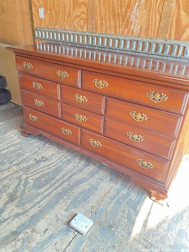 Taylor (Jamestown) Cherry Solid Wood Dresser, 9-11 Drawers (1 of 6)
