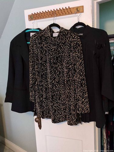 Women's Mixed Clothing Lot: 7 Assorted Blouses Jackets Dresses (1 of 9)