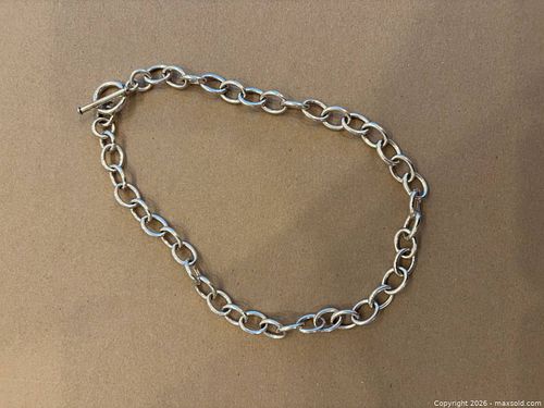 Chunky Sterling Silver Chain with Toggle Clasp (1 of 3)