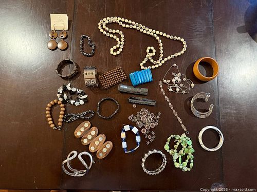 Mixed Jewelry Lot: Bracelets, Necklaces, Earrings & Cuffs  (1 of 10)