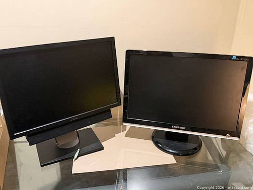 Samsung 206BW & Dell 20-inch Computer Monitors - VGA, DVI, Audio (1 of 9)