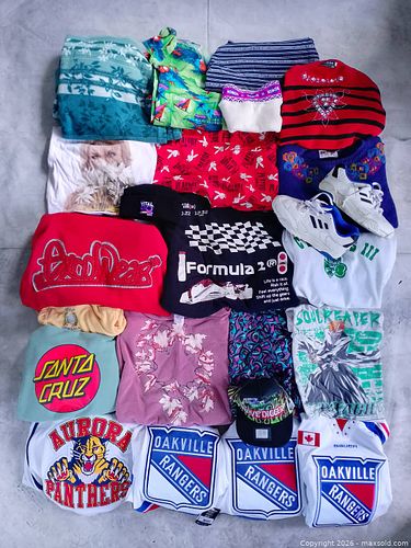 40-Piece Clothing Bundle – Mixed Vintage & Modern Assortment – Various Sizes & Conditions (1 of 18)