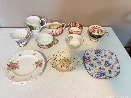Mixed Vintage Bone China Tea Service Pieces, Empire England & Others -bp (1 of 10)