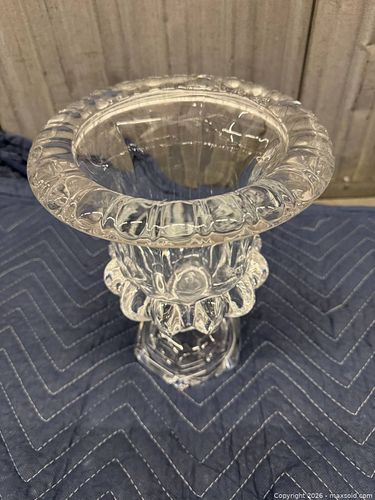 Clear Glass Urn-Shaped Vase, 10-12 in (1 of 4)