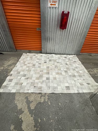 Natural Cowhide Patchwork Area Rug 180 x 240 cm (1 of 4)