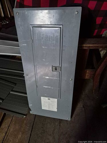 Breaker box with breakers (1 of 5)