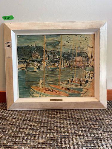 Raoul Dufy "Le Bassin de Deauville" Painting (1 of 13)