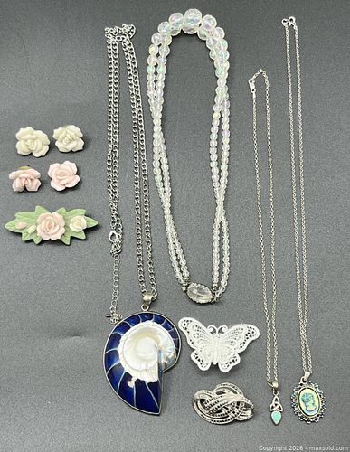Assorted Silver-Tone and Sterling Silver Fashion Jewellery (1 of 20)