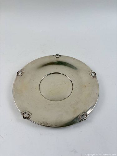 A MCM STAMPED STERLING DISH (1 of 6)