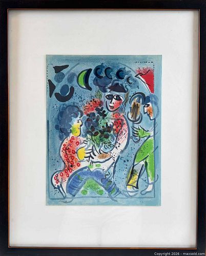 STUNNING MARC CHAGALL ORIGINAL LITHOGRAPH (1 of 7)