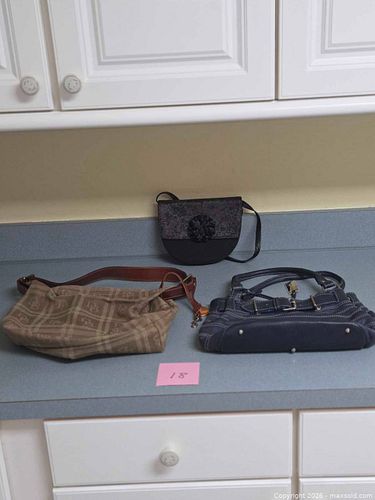 Lot of Black and Tan Crossbody & Shoulder Handbags (1 of 7)