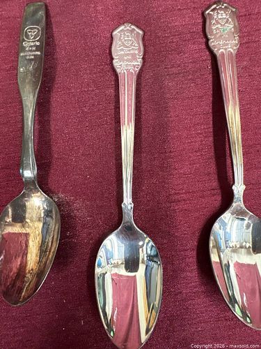 Silver-Plated 4-H Homemaking Souvenir Spoons, 11-20 Pieces (1 of 3)