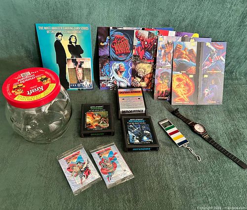 Mixed Vintage Collectibles, Atari, Marvel, McDonald’s Watch & More  (1 of 14)