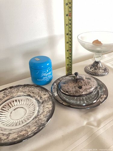 Silver and plated pieces. A (1 of 14)