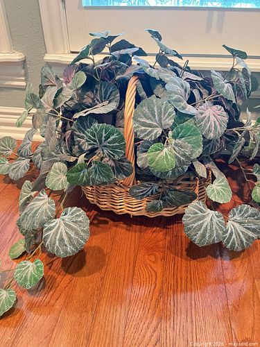 Lot of 5+ Large Artificial Silk Plants with Decorative Pots (1 of 5)