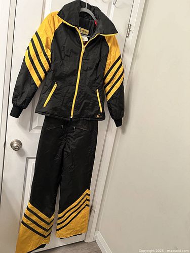 Vintage 1970s Ladies Ski-Doo Bombardier Snowmobile Suit – Size 12 - Two Piece (1 of 14)