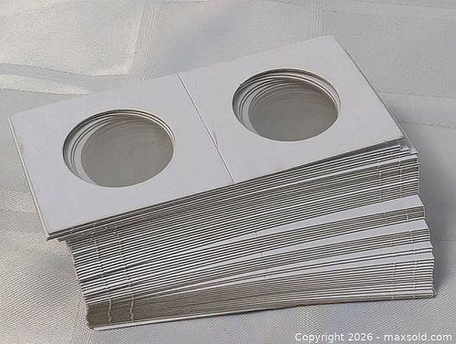 35 50cent Size Coin flip holders (1 of 8)