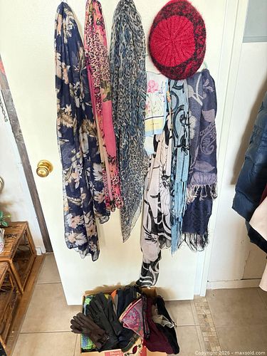 Various Scarves, gloves and hat  (1 of 10)