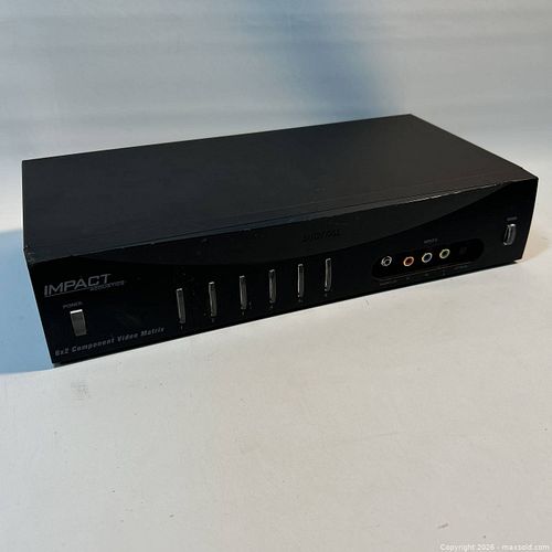 Impact Acoustics 6x2 Component Video Matrix Switch Audio Optical Selector (MS 3) (1 of 4)