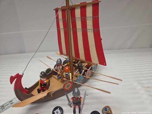 Playmobile Set 3150 Wilkerger Viking Longboat Ship Set (1 of 6)