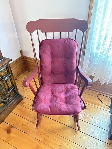 Wooden rocking chair (1 of 3)