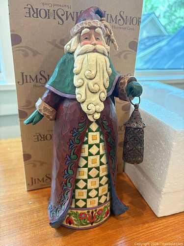Jim Shore Santa Figurine with Metal Accents, 6-12 in (1 of 9)