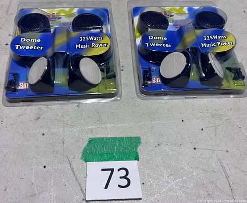 2 Pair Of BNIB GMI Piezo Dome Tweeters  (1 of 2)