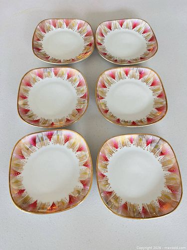(6pc) Bavaria Elfenbein Porzellan Dessert/Salad Plates (1 of 24)
