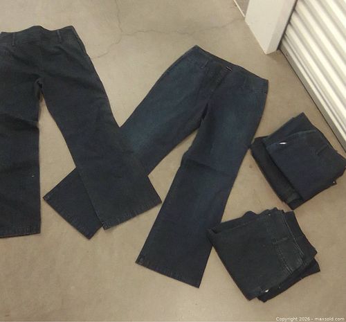 Lot of 8 Brand New Women’s New York and Company Blue Jeans 5-Size 12 3-Size 14 (1 of 8)