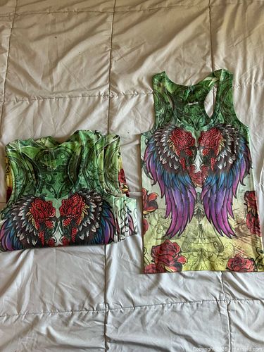Lot of 8 Women's Y2K Rhinestone Tanks-Varying Sizes  (1 of 3)