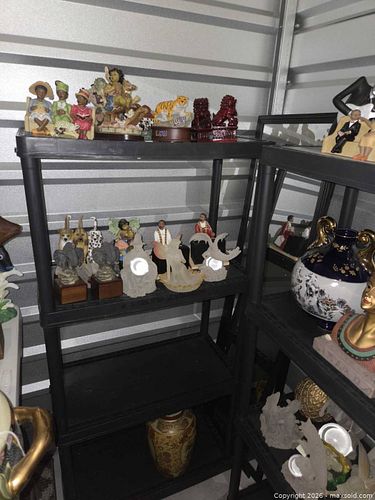 Lot of 10+ Porcelain & Mixed-Material Figurines, Vases, Collectibles (1 of 3)