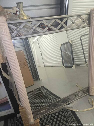 Woodlands Large Glass Mirror, Approx. 40–60 in (1 of 5)