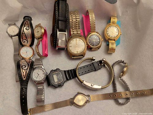 Assorted Lot of 10–15 Wrist Watches — Timex, Casio, Pulsar (1 of 6)