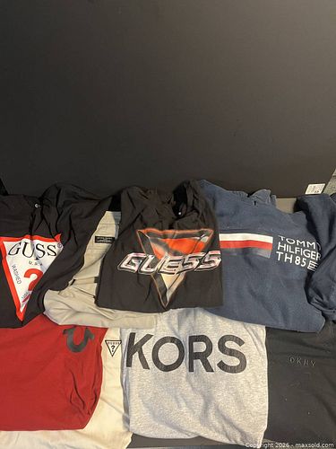 Men's Brand Name Shirt Lot - Guess, Michael Kors, True Religion, Tommy Hilfiger, DKNY (1 of 3)