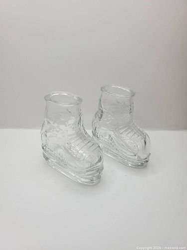 Vintage Windsor Ice Skate Boot Shot Glasses (1 of 5)
