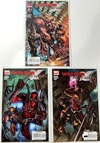 Weapon X / Weapon First Class Complete Issues 1-3 Marvel (2008) (1 of 5)