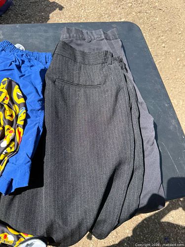 Lot of 5 Men's Small Pants, Shirts & Swim Trunks (1 of 6)