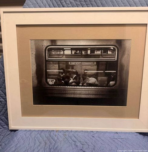 Pair of Framed Black & White Landscape Prints, White Wood Frames (1 of 7)