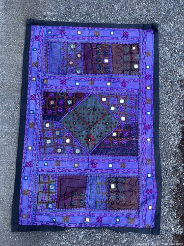 Cloth mirrored wall hanging  (1 of 6)