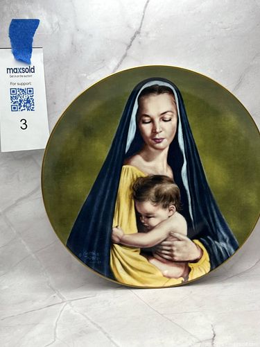 1978 Clarence Thorpe “Tenderness” Fairmont Fine China Limited Edition Plate (1 of 12)